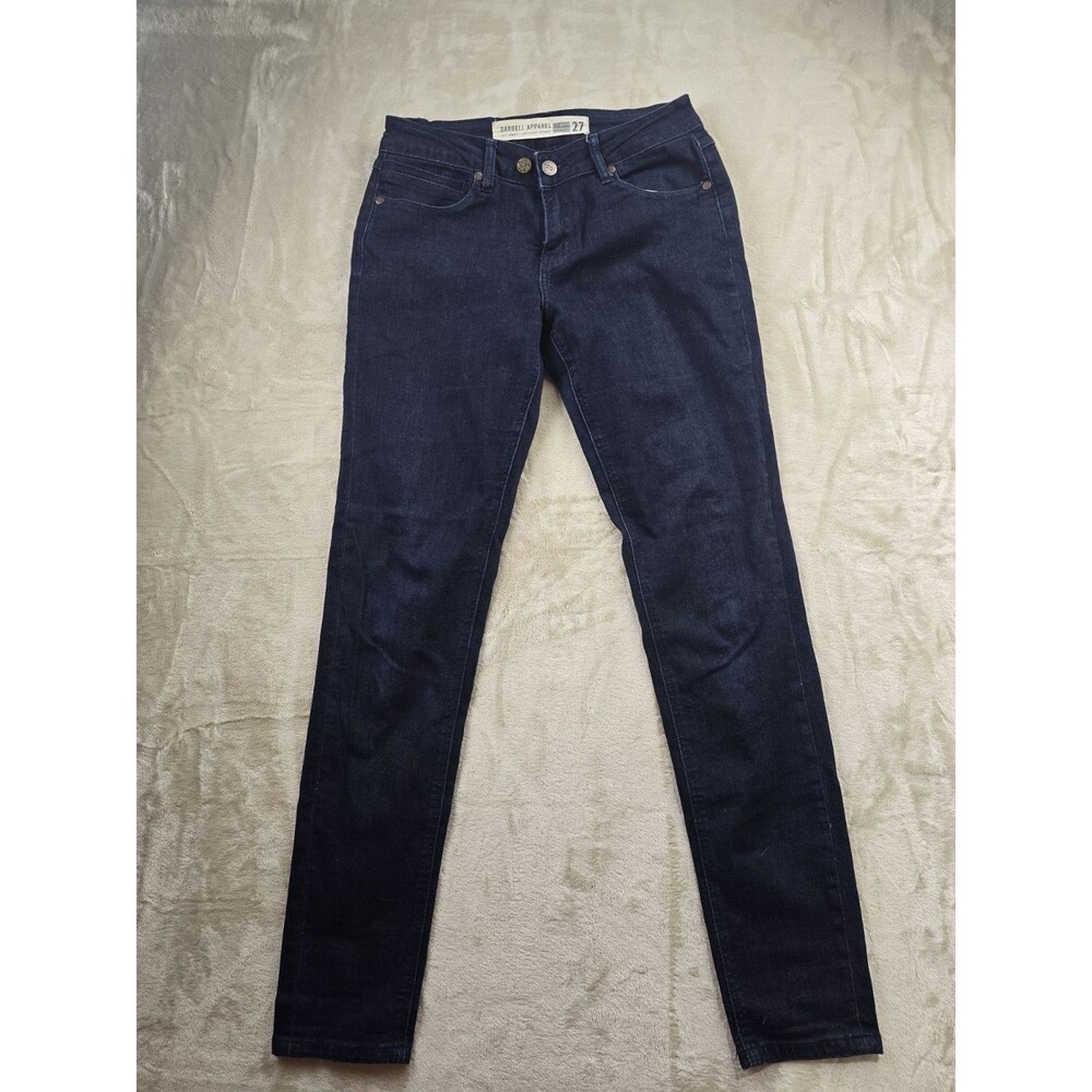 Barbell Apparel Jeans Women’s Size 27 Dark Wash Blue Stretch Denim Skinny USA
